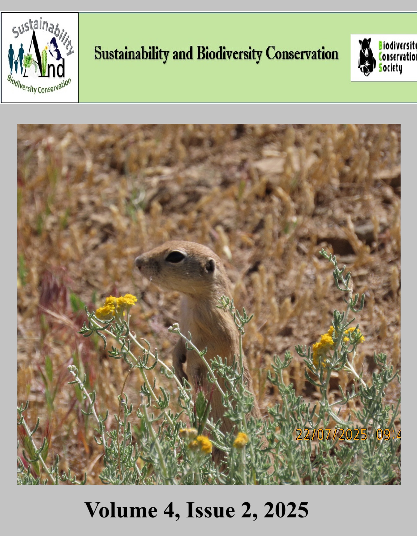 					View Vol. 4 No. 2 (2025): Sustainability and Biodiversity Conservation
				